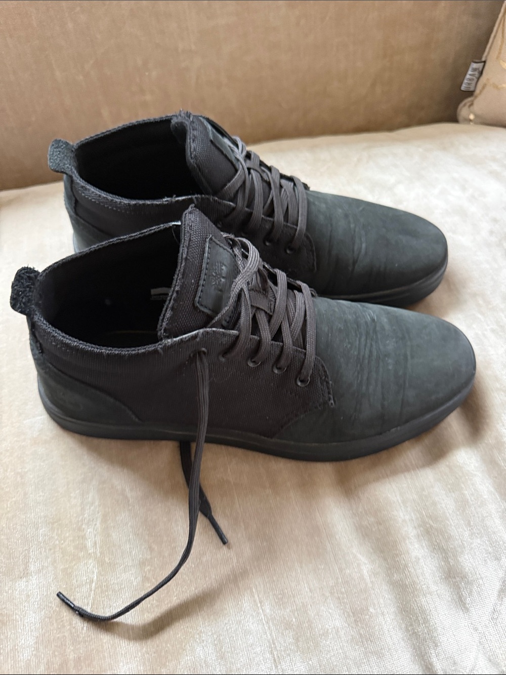 Timberland Men's Black Lace-Up Sneakers